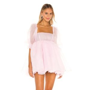 Selkie Pink baby doll dress